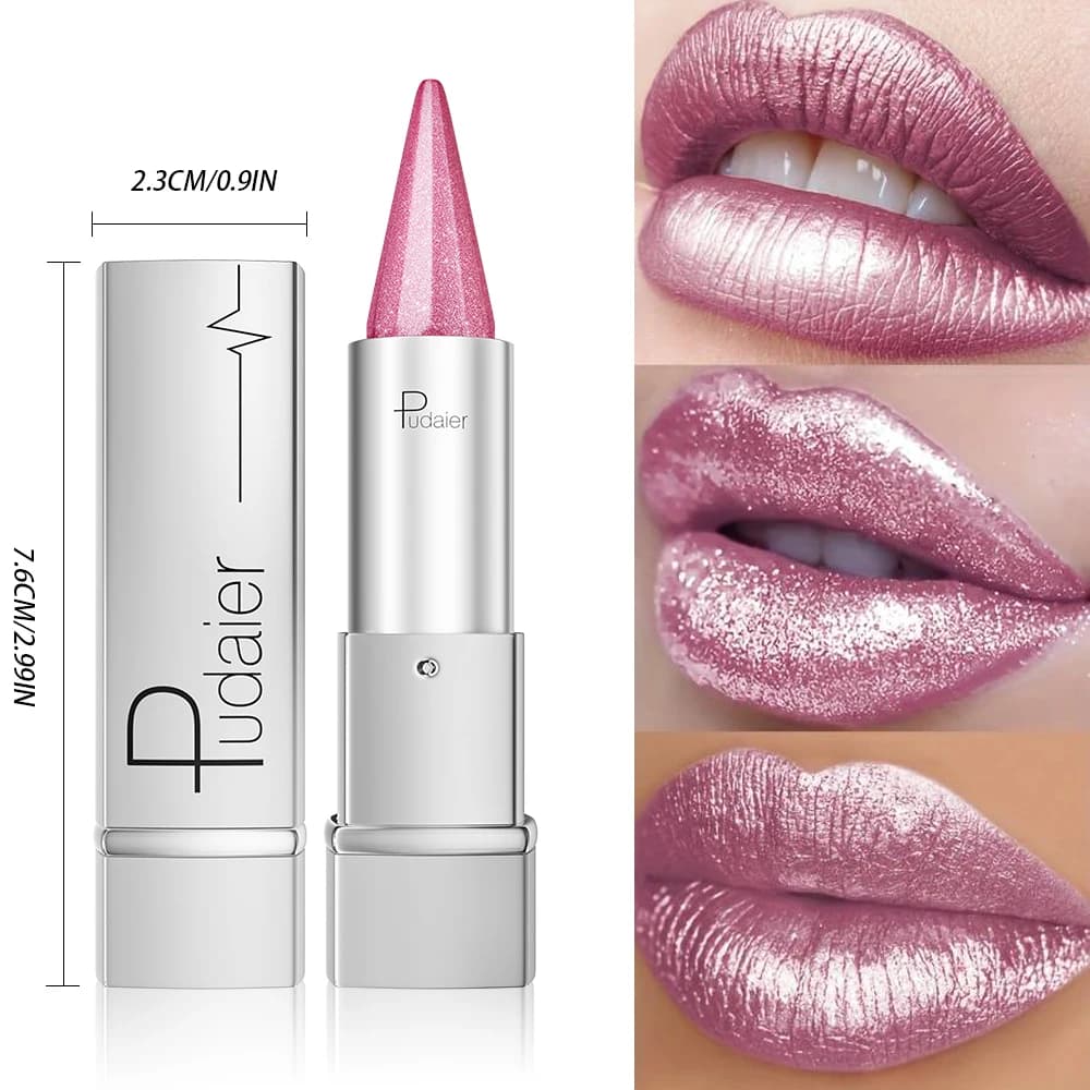 Pearl Shimmer Metallic Lipstick
