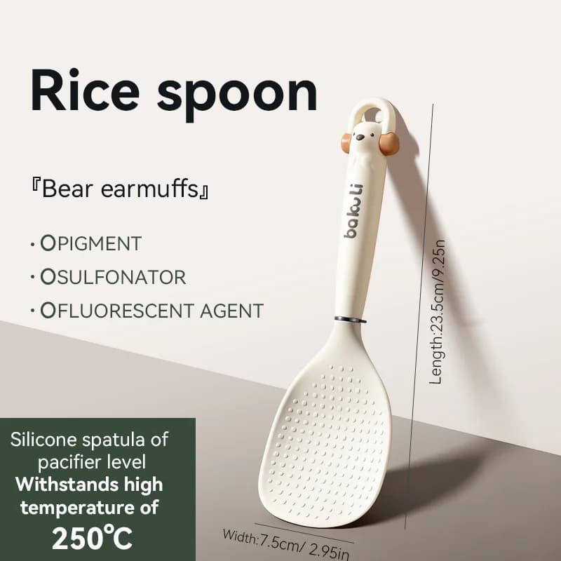 Non-Stick Silicone Cooking Spoon Set