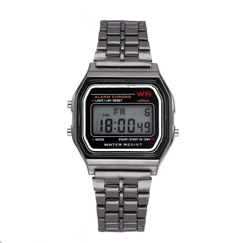 Men's Digital Waterproof LED Quartz Watch