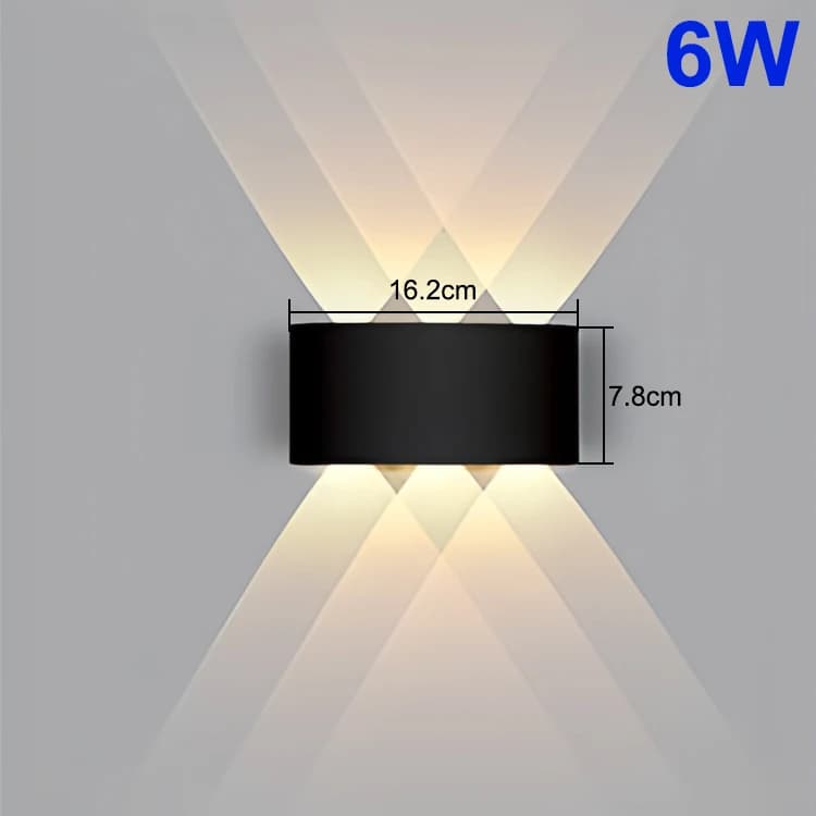 warm light 3000K / Black-6W