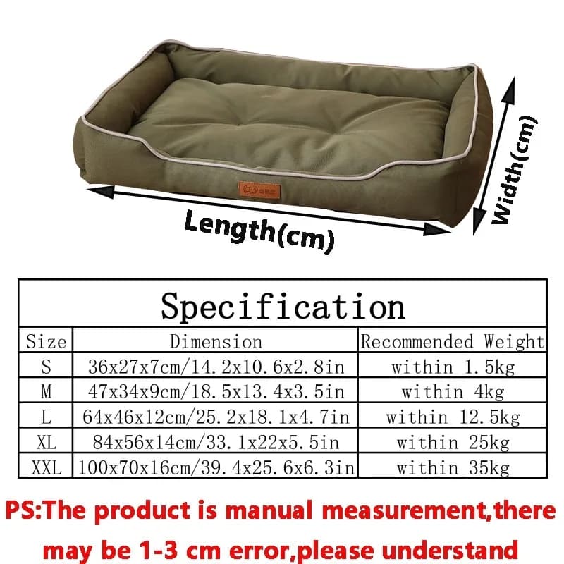 Pet Bed Basket With Cushion