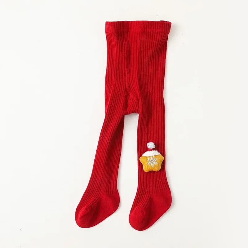 Girls Red Tights Toddler Long Socks