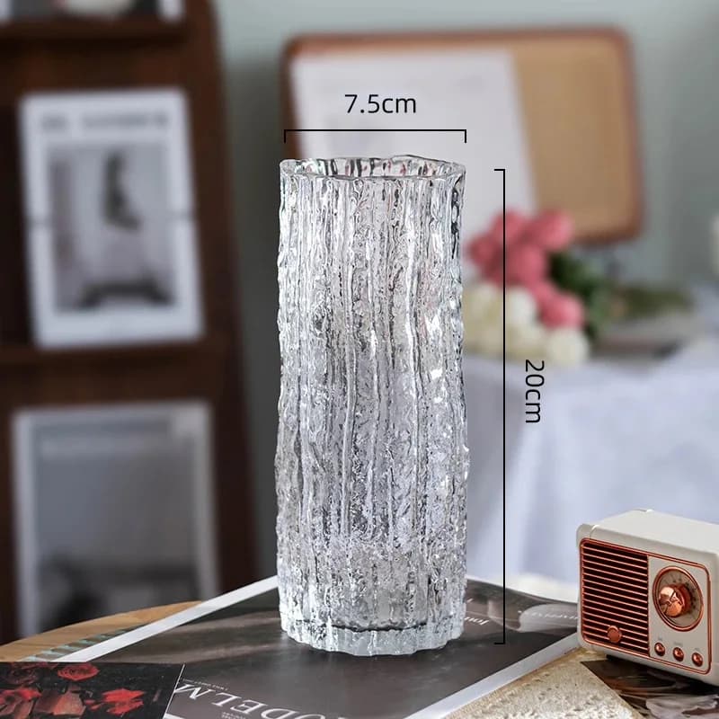 Transparent Glass Vase