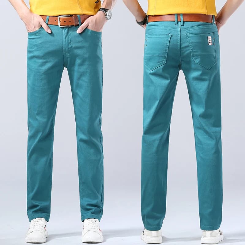 Men's Straight Stretch Denim Jeans