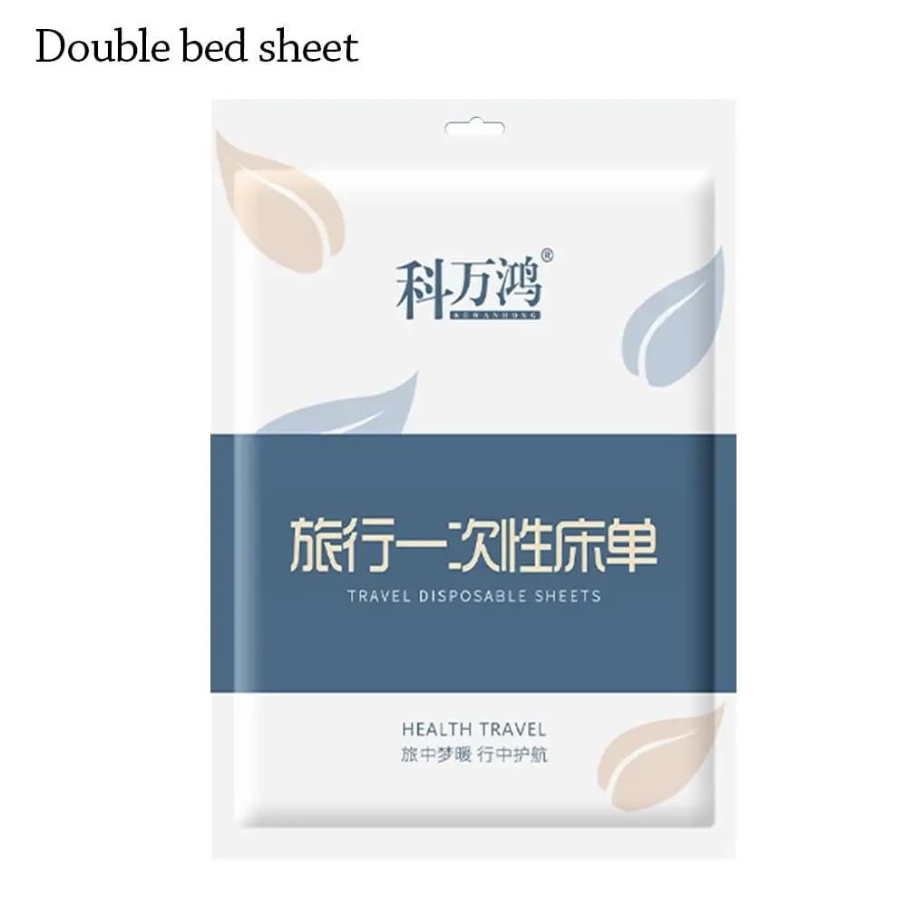 3 / 4-Piece Disposable Bed Sheet Dirty Proof Bedding Set Duvet Cover Pillowcase Thickened Non-Woven Isolation Sheets Travel