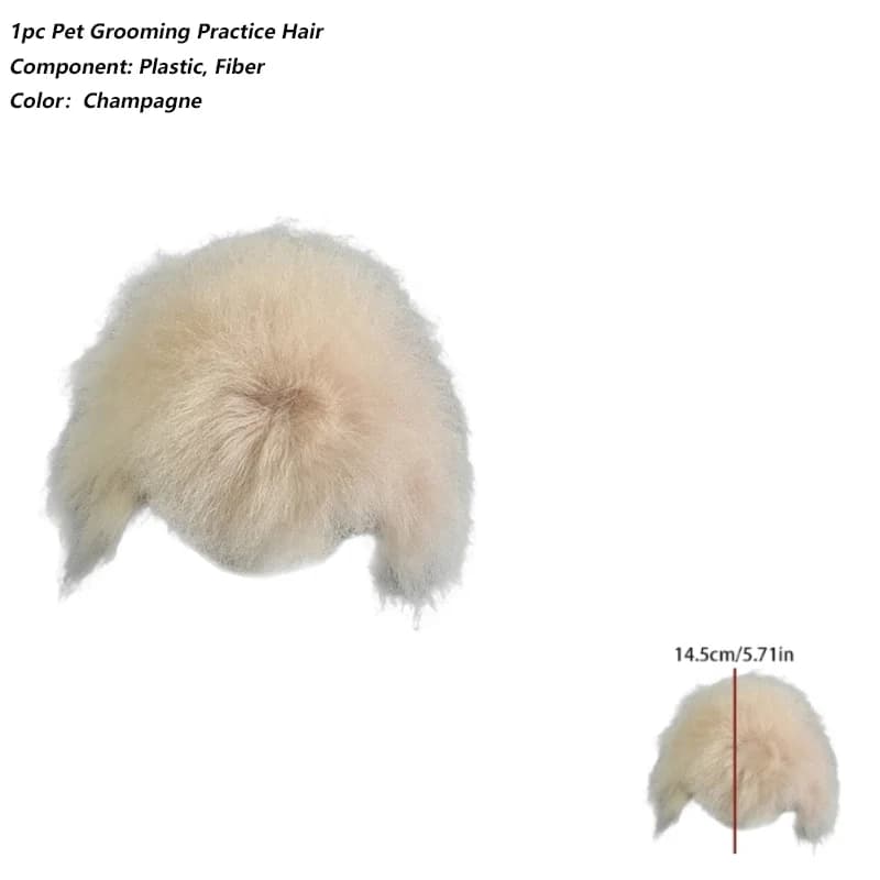 Pet Grooming Training Hair For Dog Model DIY Styling And Scissor Practice Tool B03D