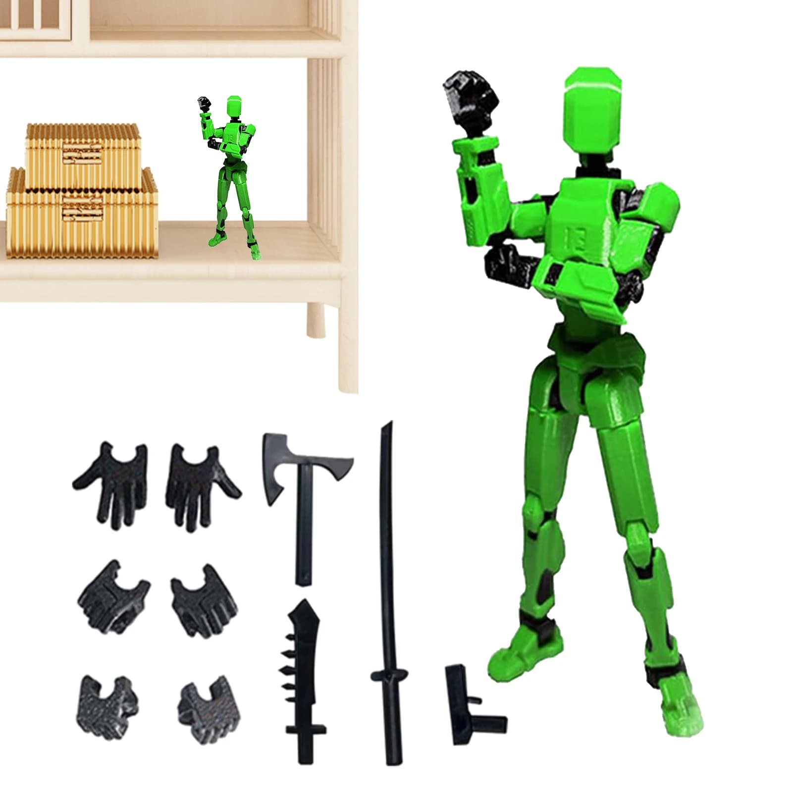 Full Joint Poseable Action Figure 13-Articulated