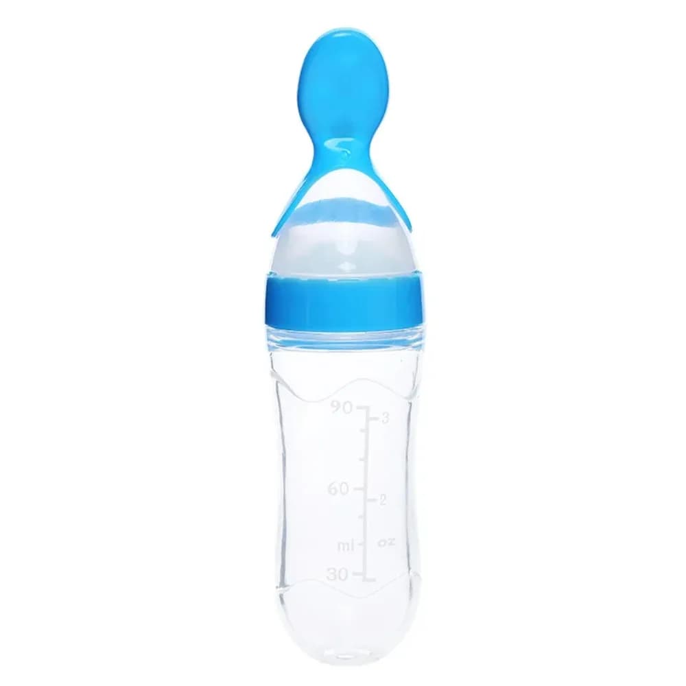 Baby Feeding Bottle with Spoon Feeder