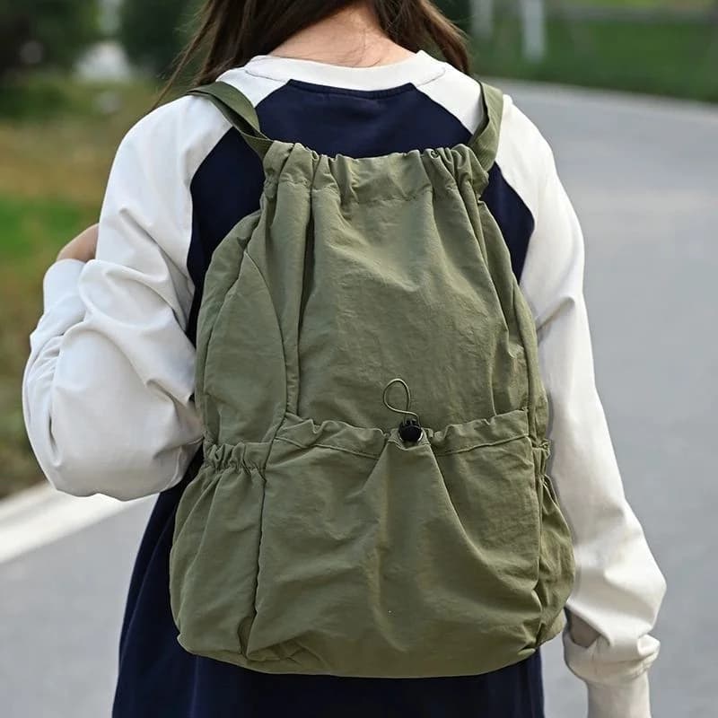 Lightweight Waterproof Drawstring Backpack