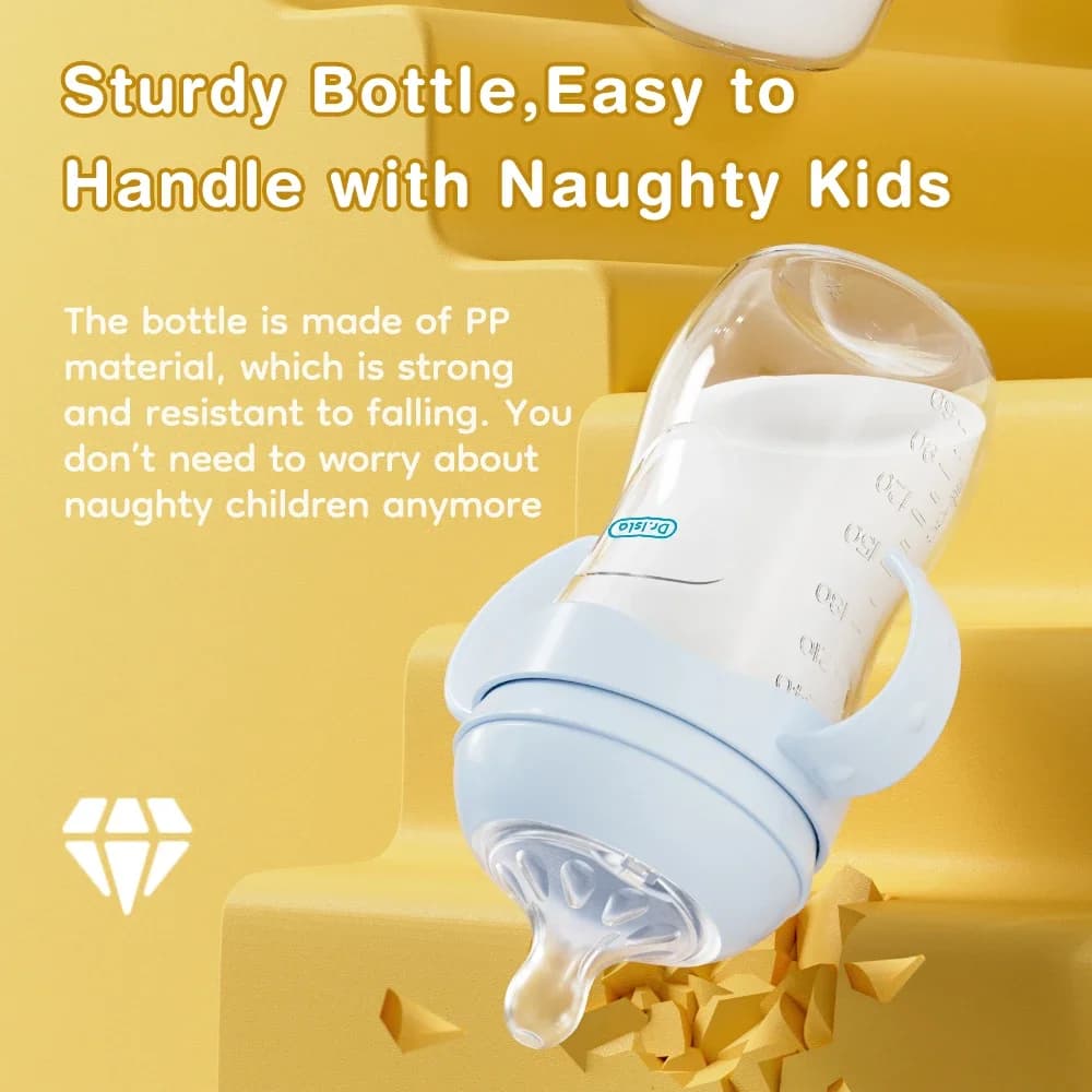 Baby Bottle 150/240/330ML Newborn PP Bottles Anti-Choke Anti-flatulence Milk Feeding Bottles Infant