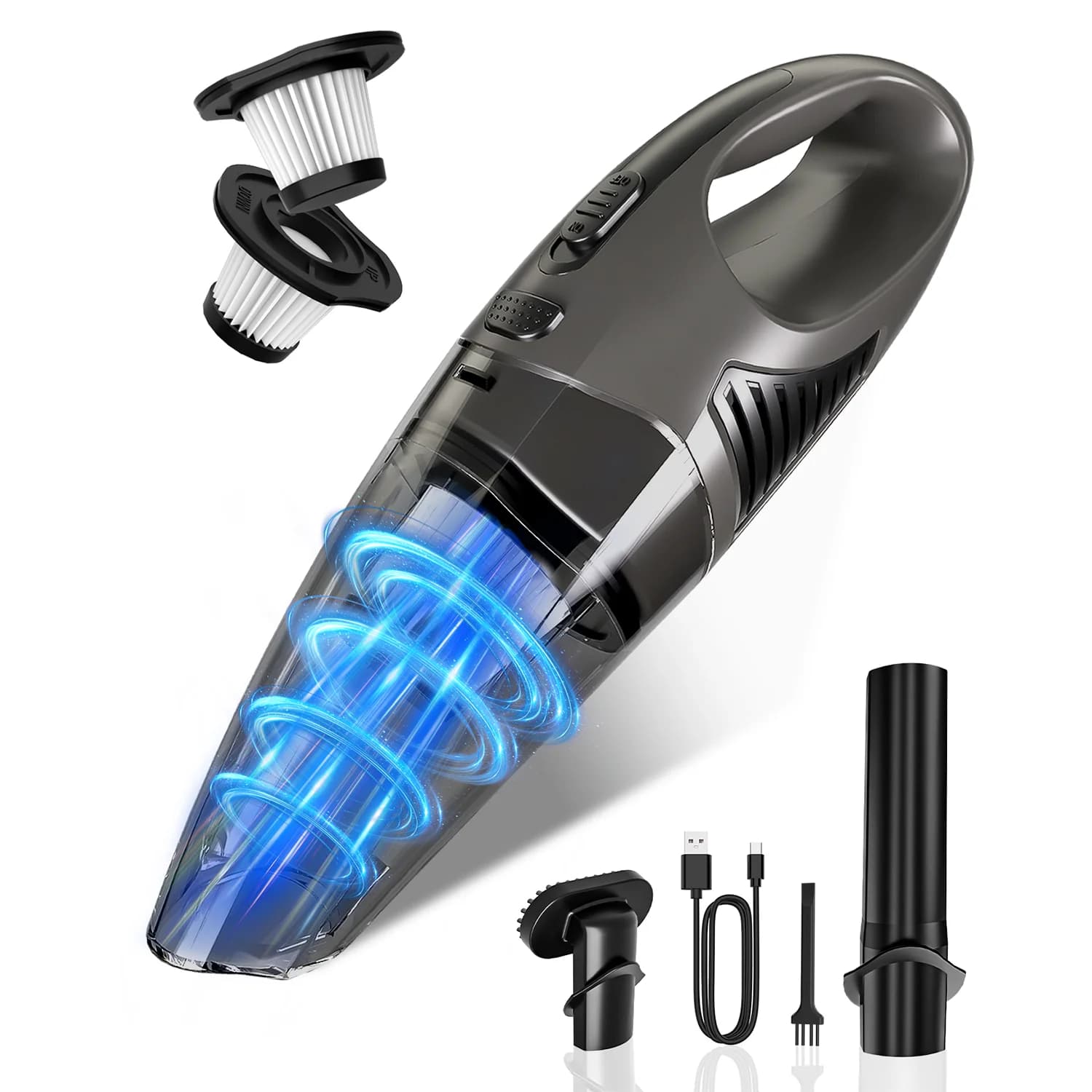 Cordless Handheld Vacuum with Type-C Charging