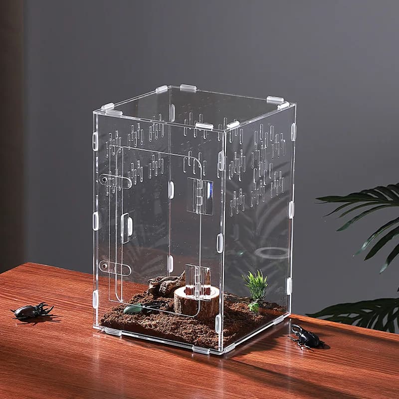Acrylic Reptile Terrarium Breeding Tank