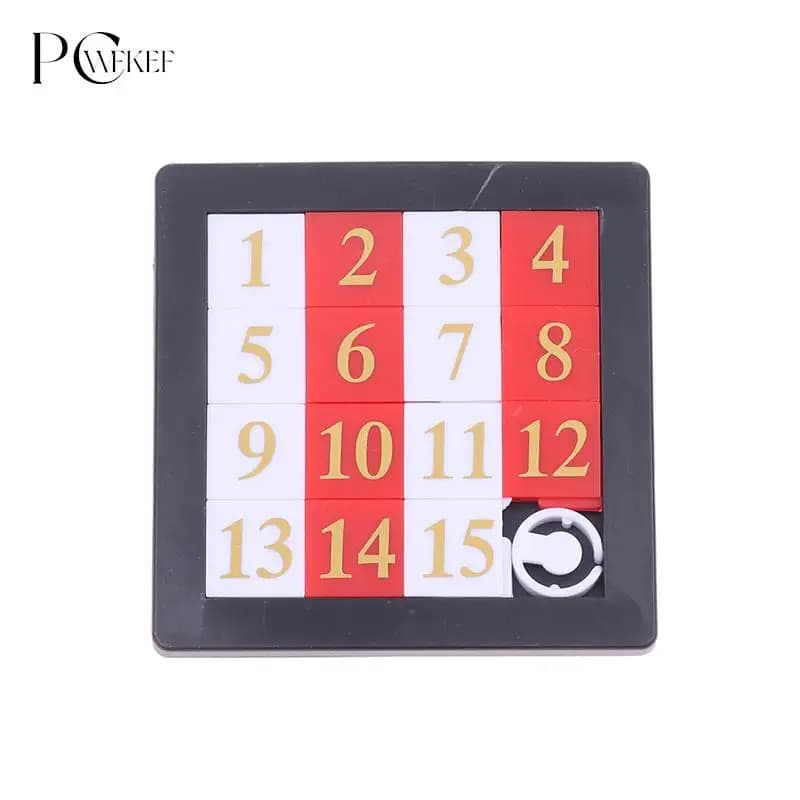 Number Slide Puzzle Brain Game