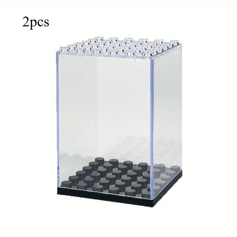 Transparent Display Case for Collectible Figures