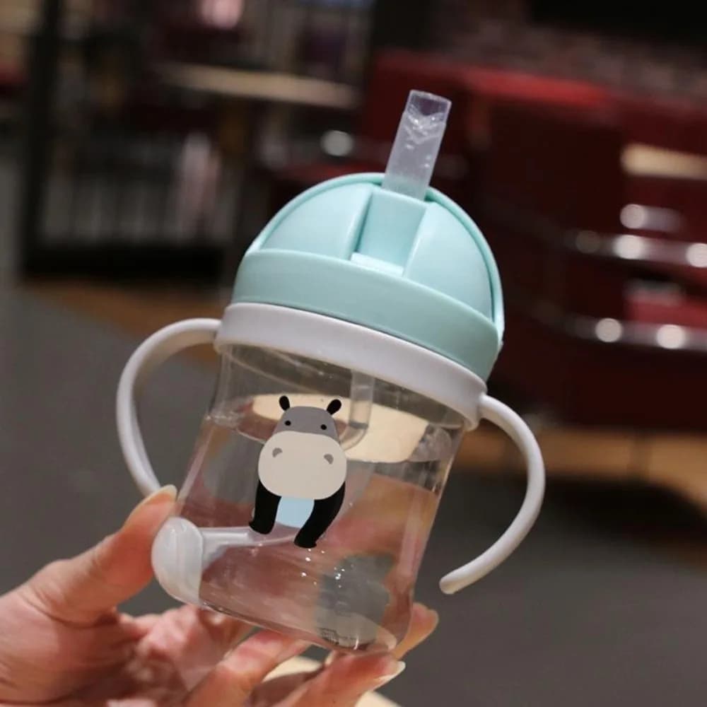 Cartoon Animal Sippy Cup 300ml Leak-Proof