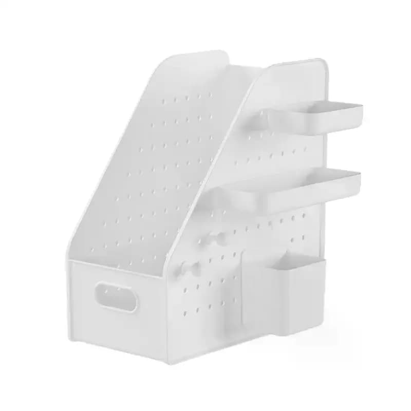 Desk File Organizer with Modular Storage Boxes for Home and Office Use