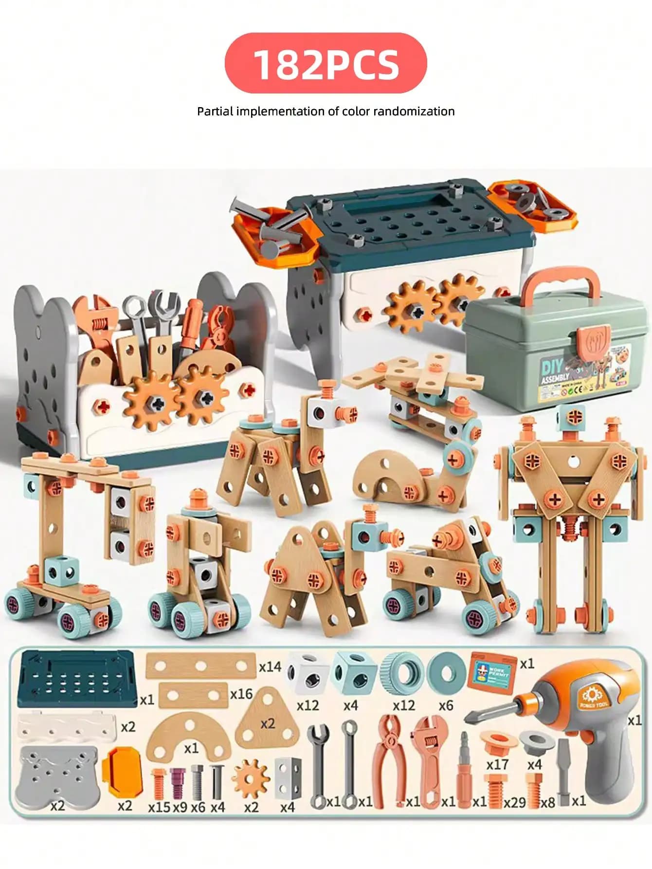Kids Tool Set DIY Nut Assembly Toy