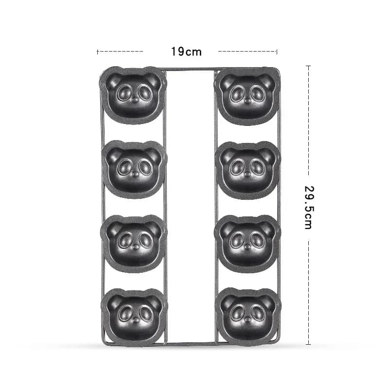 8 Cavity Bear Shaped Baking Mold