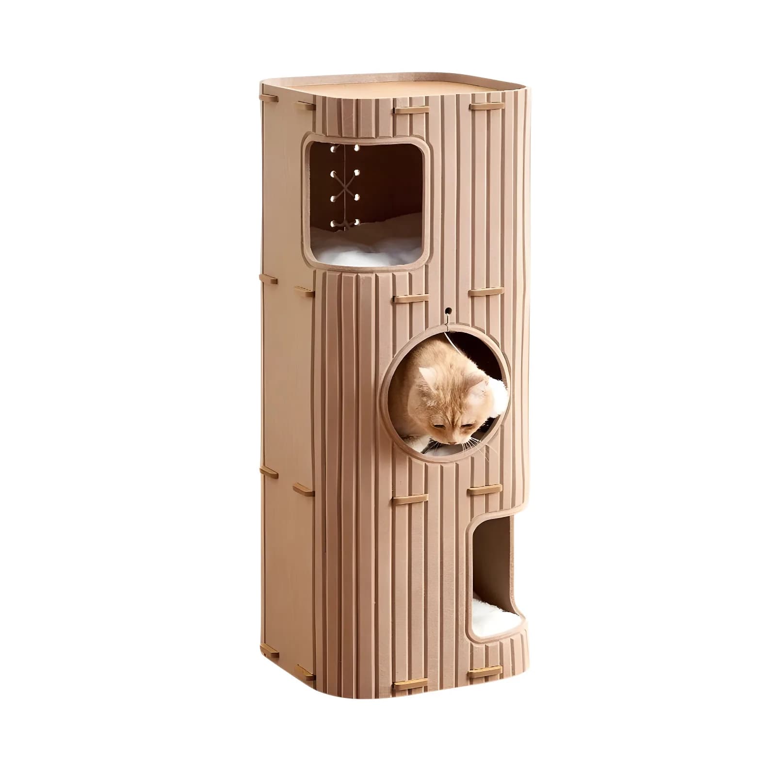 Multi-Level Cat Tree with Enclosed House