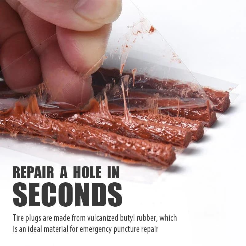 Tubeless Tire Repair Kit with Insertion Tool