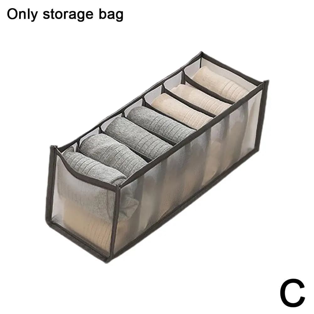 7-Compartment Sock and Underwear Organizer