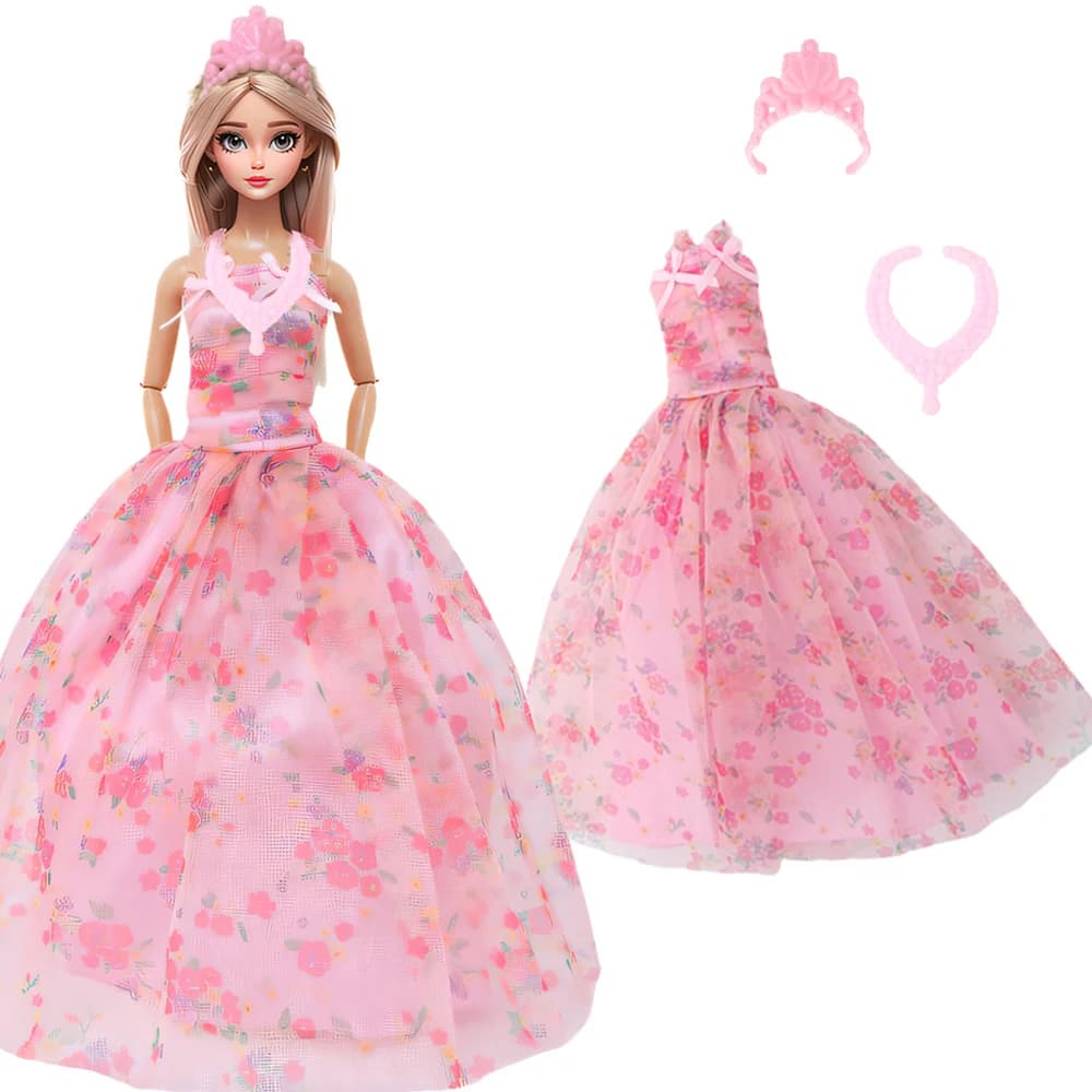Doll Dress Outfit With Accessories