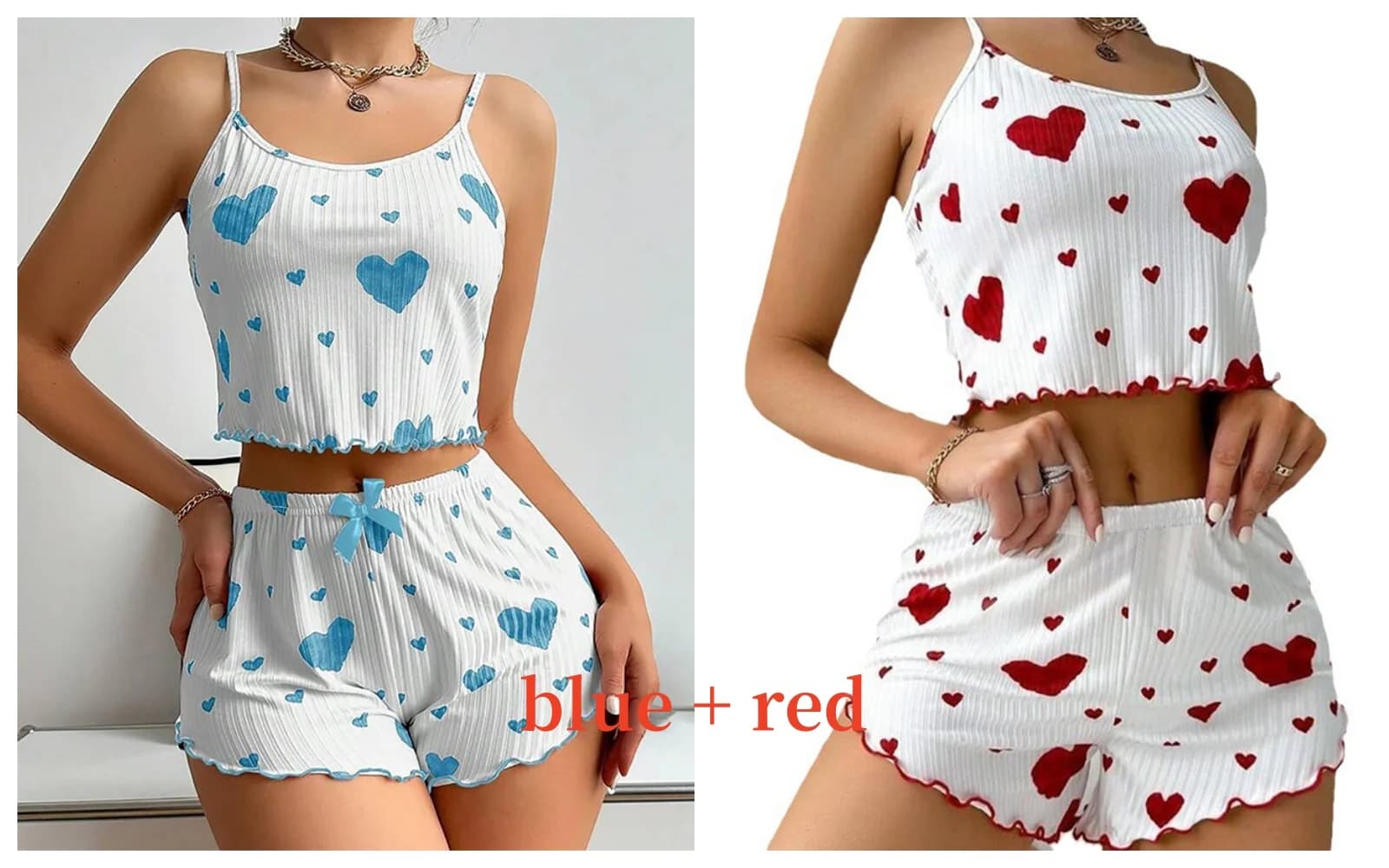 Women's Tank Top and Shorts Pajama Set