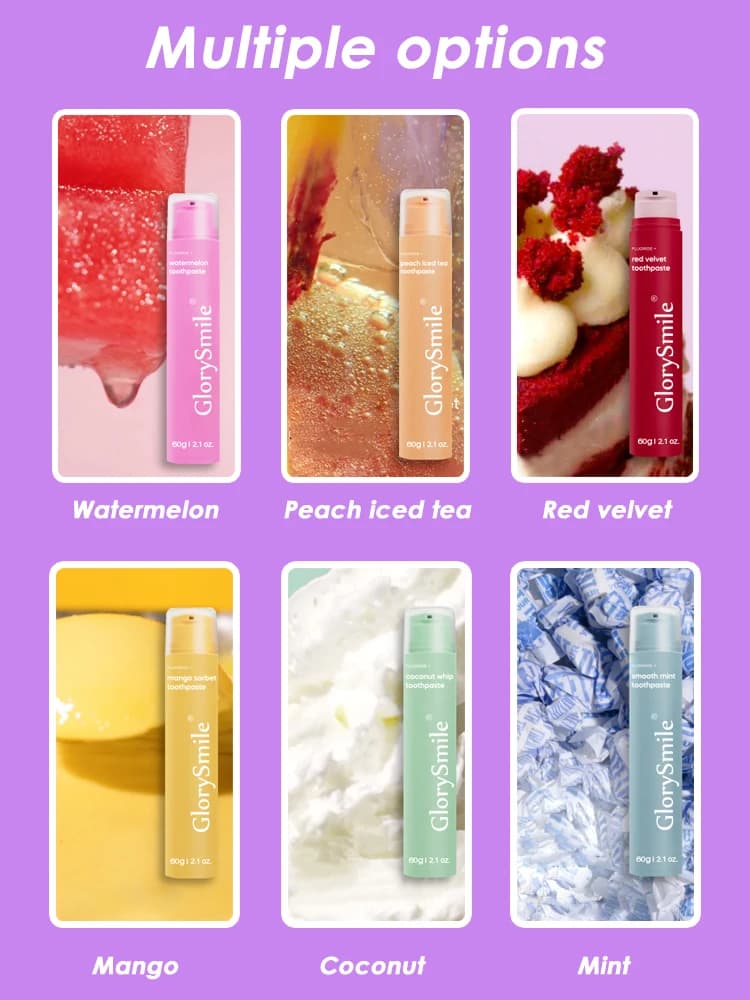 Fruit Flavored Toothpaste Variety Pack