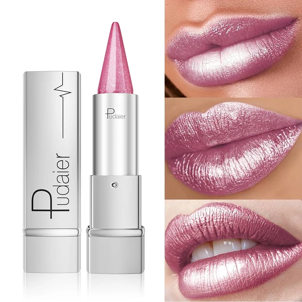 Pearl Shimmer Metallic Lipstick