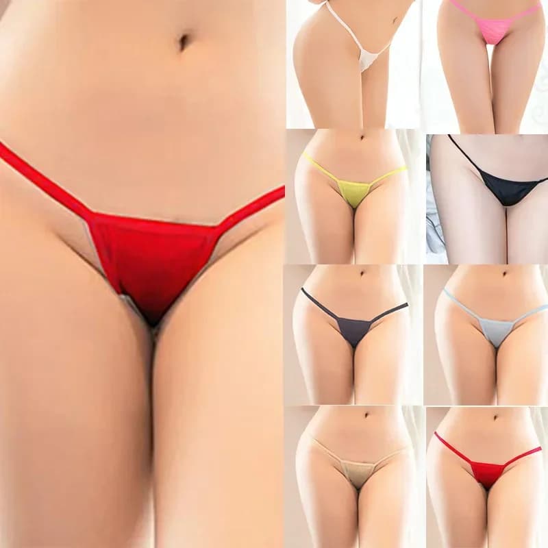 Women's Seamless Thong and G-String Underwear Multi-Pack