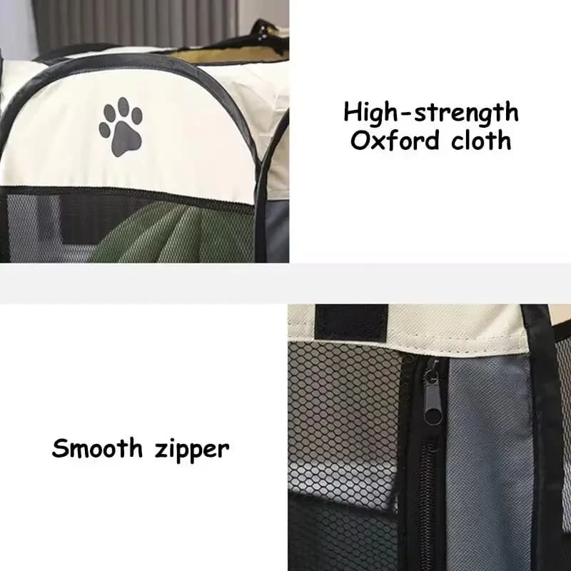 Octagon Foldable Pet Kennel Tent