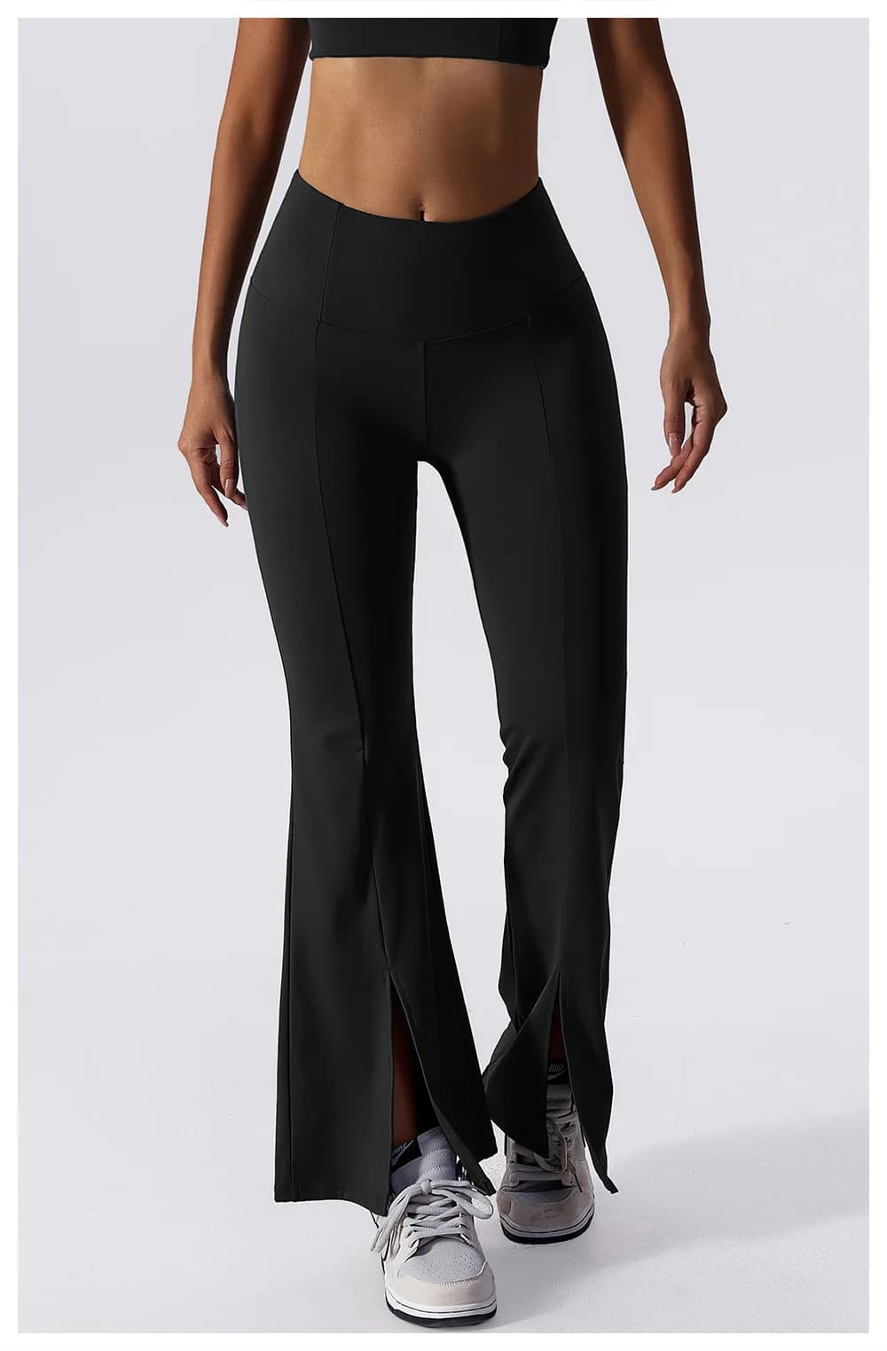 Women's High-Waist Bell-Bottom Yoga Pants