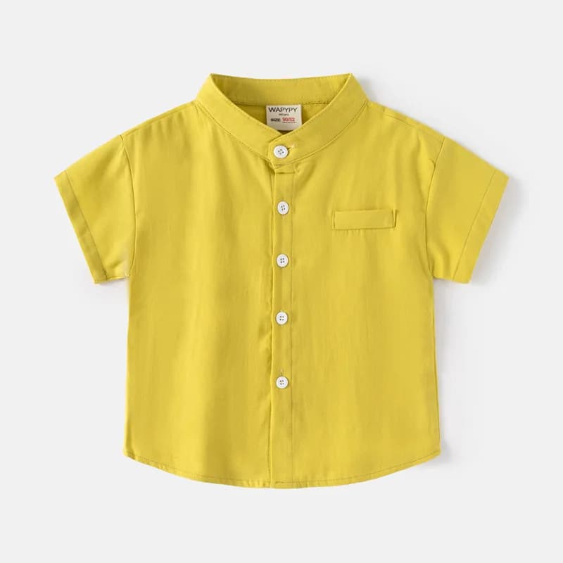 Kids Cotton Short Sleeve Shirt
