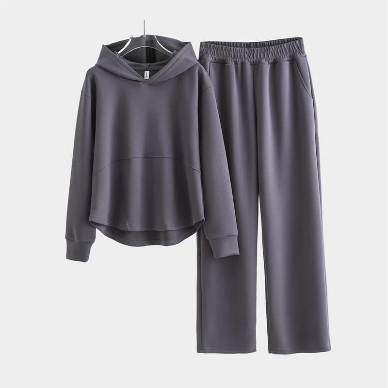 Women's Hoodie and Pants Two-Piece Set