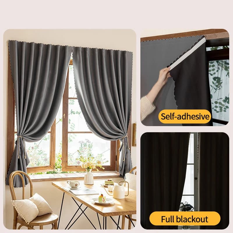 Self-Adhesive Blackout Curtain Panel