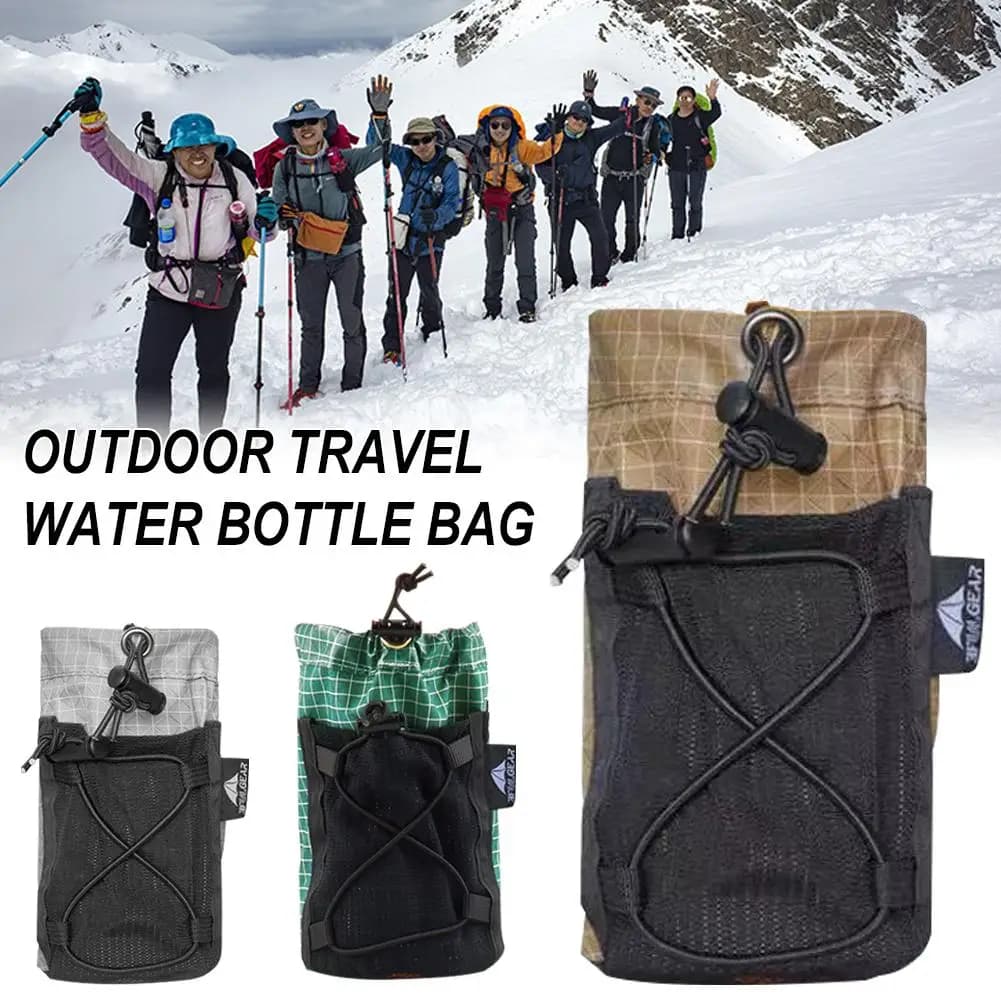 Water Bottle Shoulder Bag with Storage Pocket