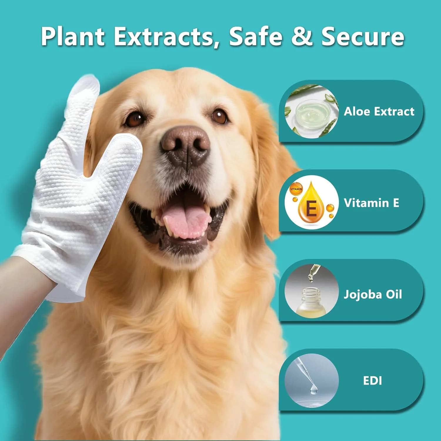 Scented Extra Thick Pet Cleaning Wipes