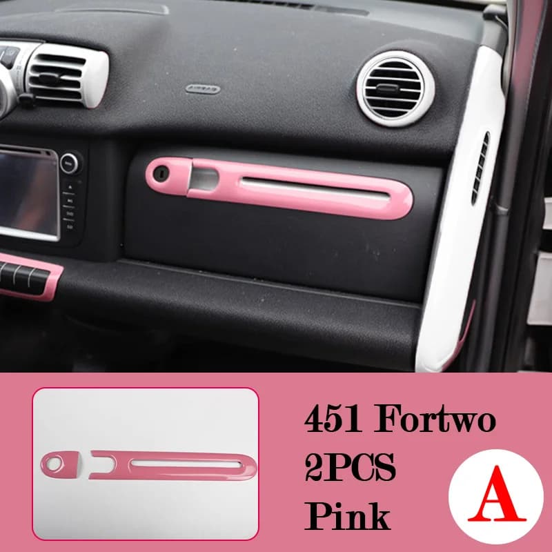 Pink ABS Interior Protective Shell Mercedes Smart 451