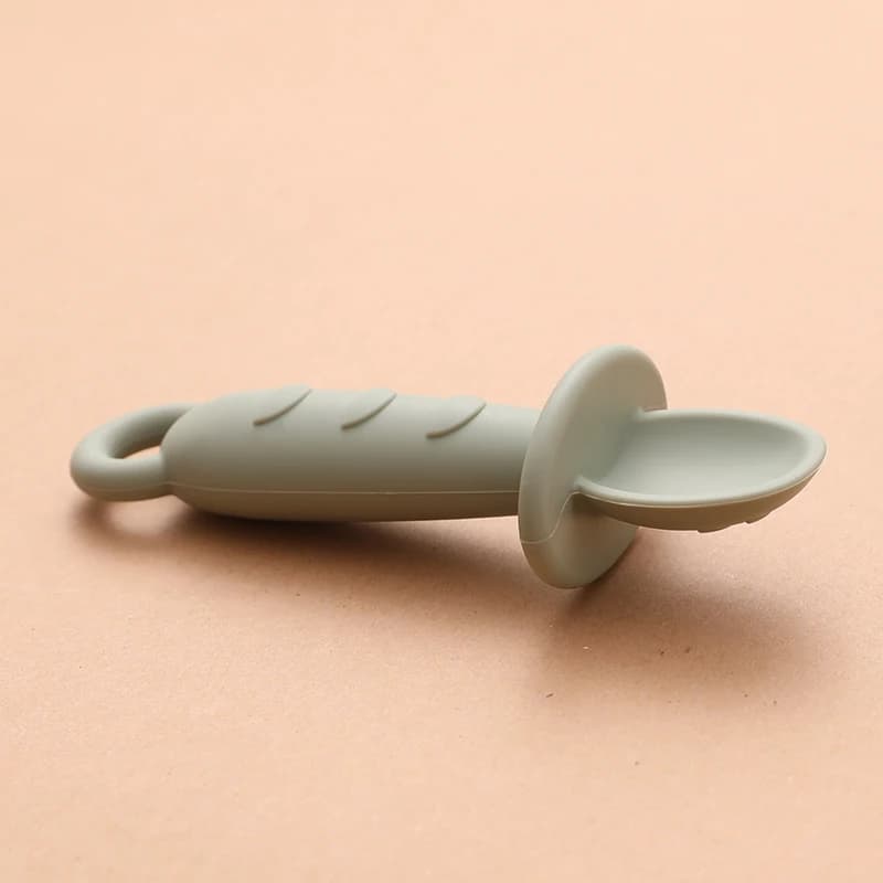 Silicone Self-Feeding Spoons for Baby