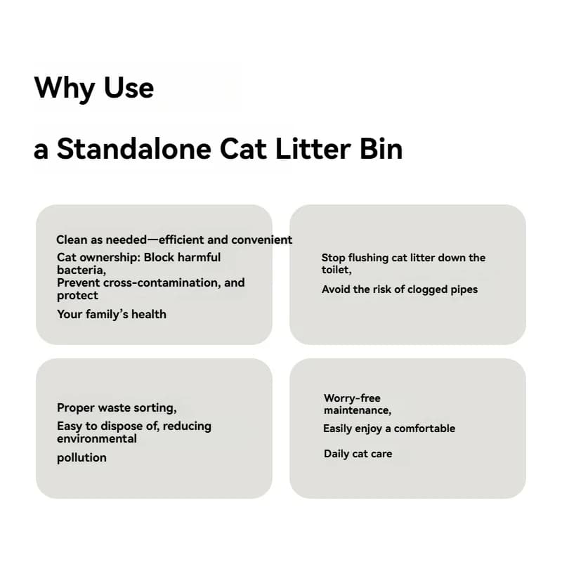Layered Cat Litter Box with Waste Scoop