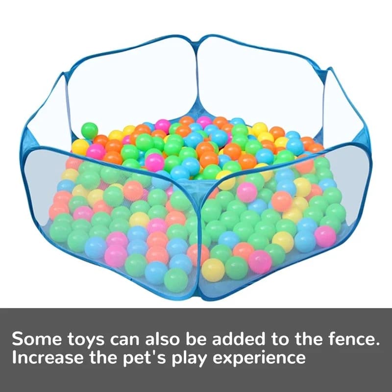Pet Playpen Portable Open Indoor Outdoor Small Animal Cage