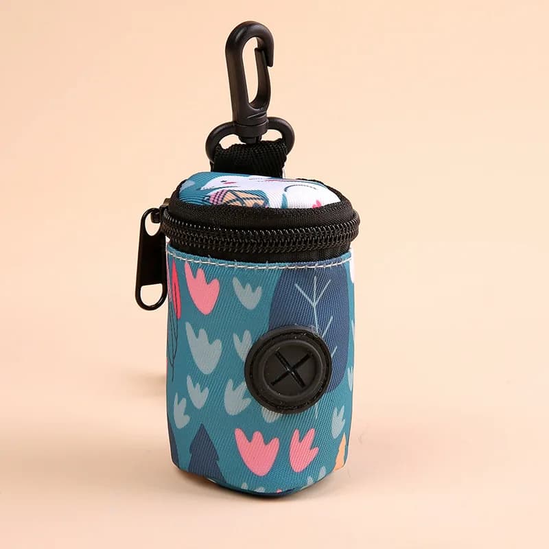 Pet Dog Poop Bags with Holder Outdoor Training Waste Disposal Bag Handy Durable Doggy Trash Bag for Walks And Hikes