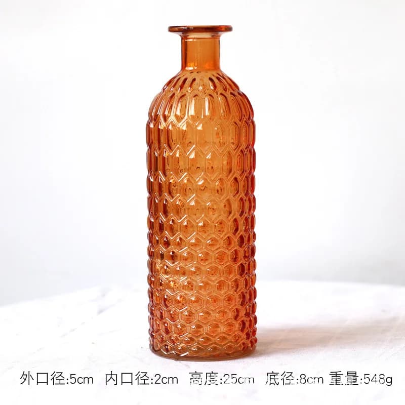 Glass Flower Vase for Table Decor