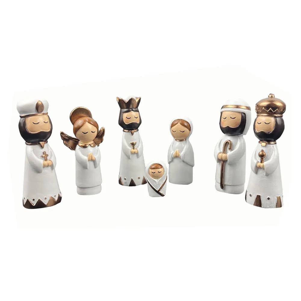 Ceramic Nativity Figurine Set