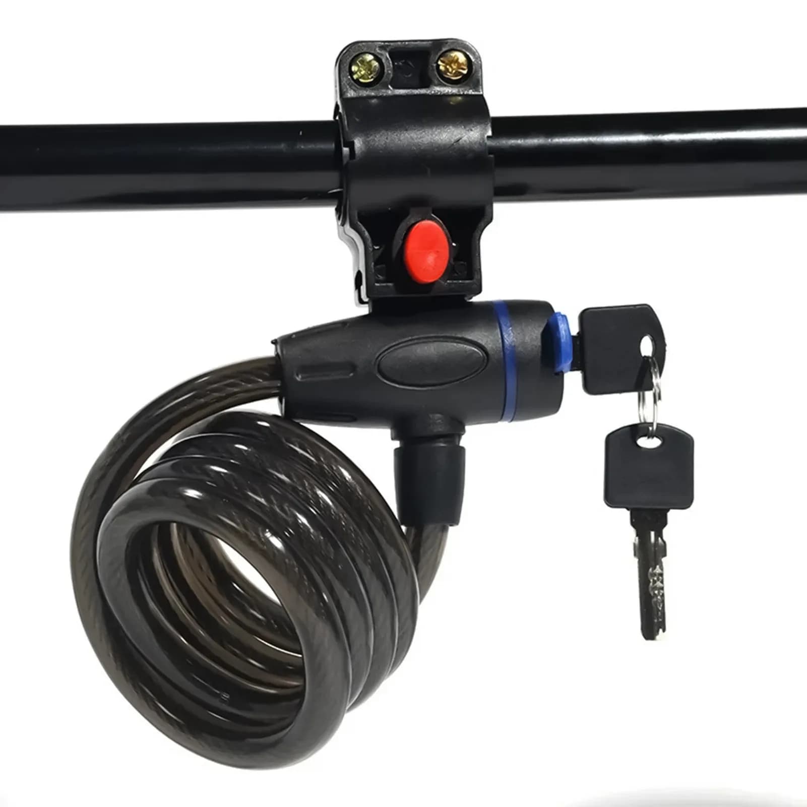 Steel Cable Bicycle Lock with Keys