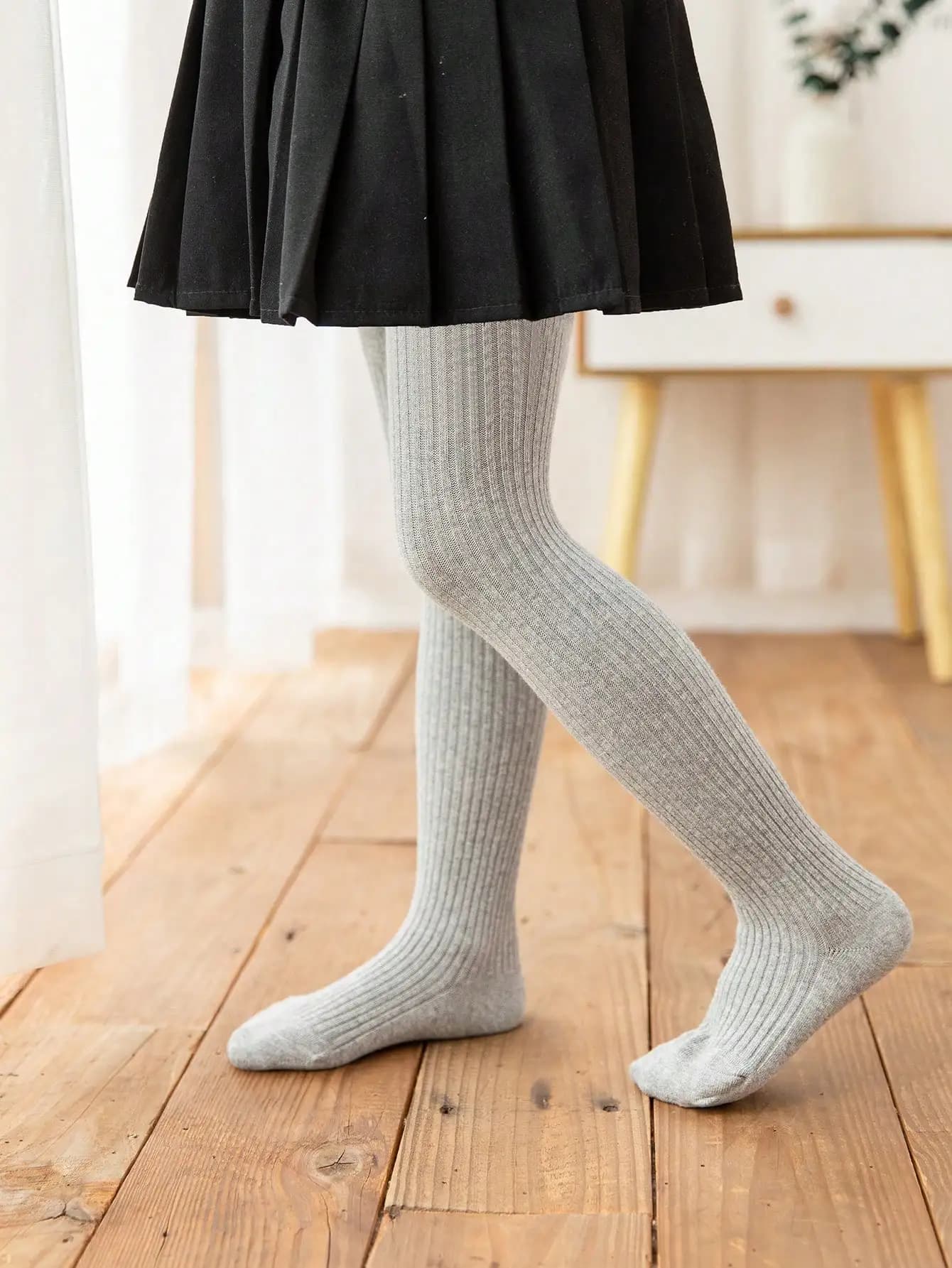 Girls Cotton Bowknot Tights