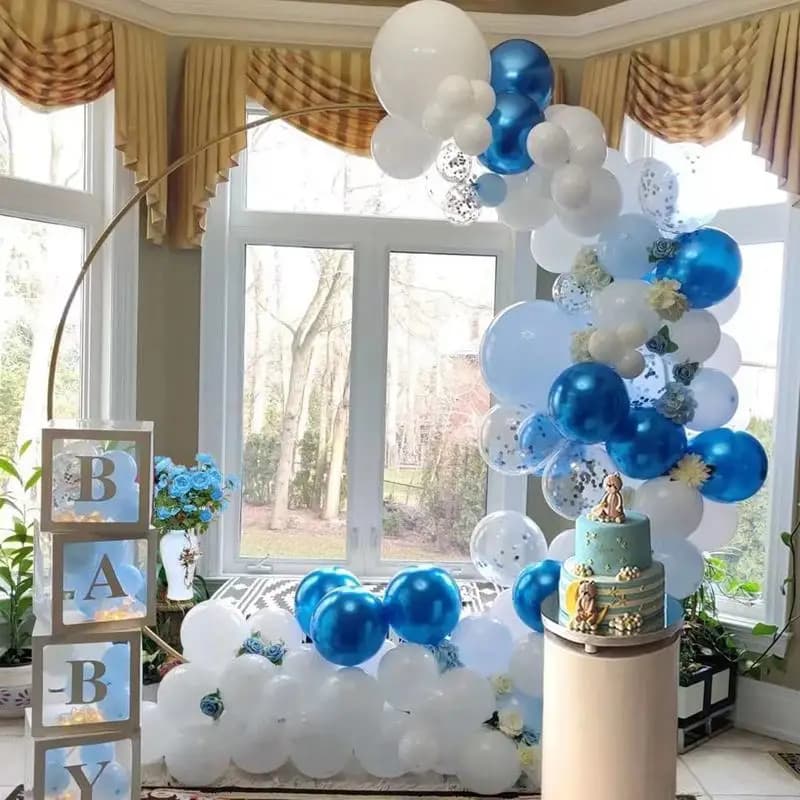 Latex Balloon Birthday Kids Balloon 1st One Year Birthday Party Decor Baby Shower Christening Ballon Wedding Event Baloon Globos