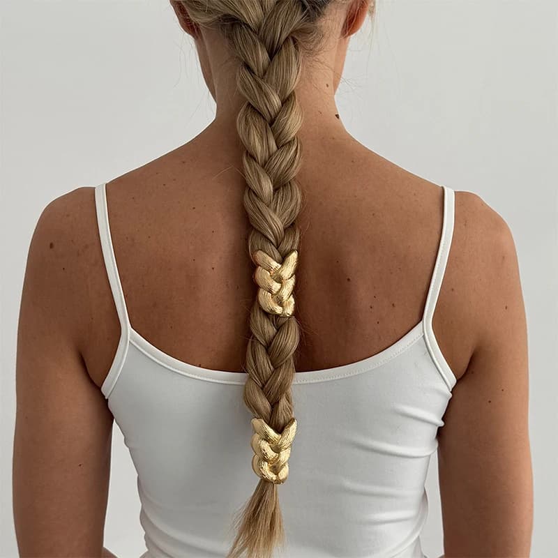 Hair Accessories  Hair Bands Punk Elastic Headband Women Girls Braid Unique Design Ponytail Hair Tie Rubber Band Y2k Children