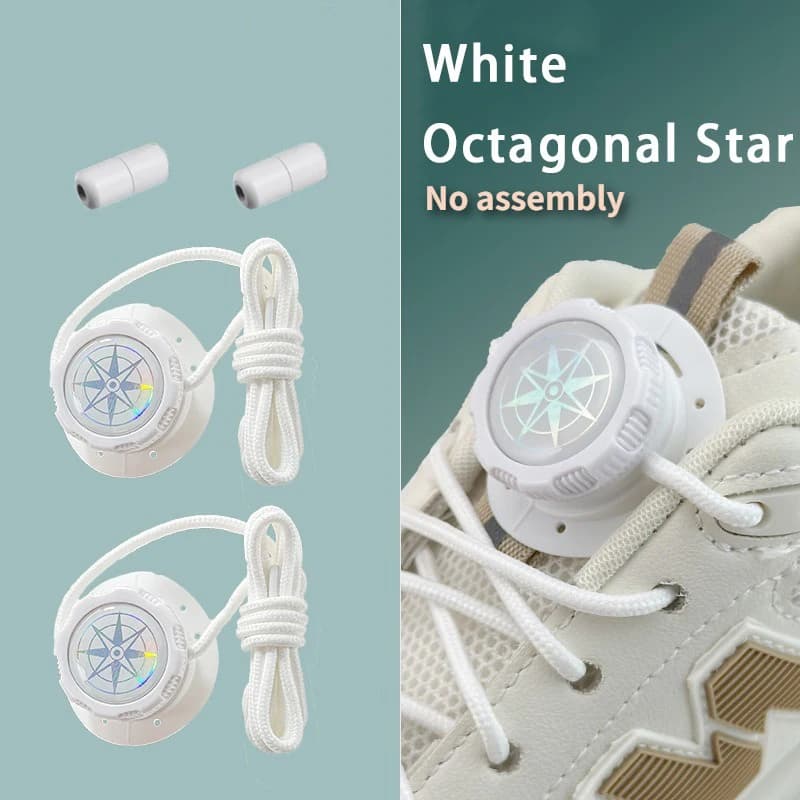 1 Pair of Sports Shoe Laces, Lace-free Swivel Buckle for Men and Women, Casual Lazy Shoes, Lace Accessories, Sports Shoe Laces