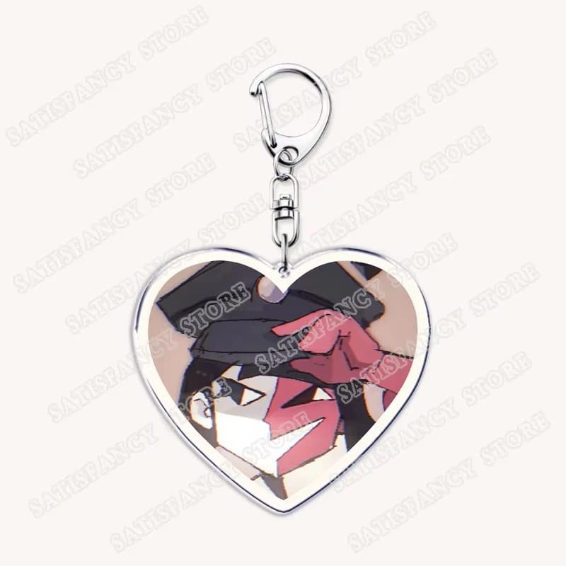 Hot Game Love Keychains for Accessories Bag Ena Dream BBQ Coral Glasses Taski Maiden Keyrings Jewelry Gamer Fans Gaming Gifts
